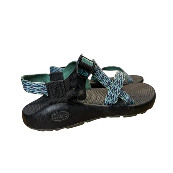 Chaco Z/1 Hiking Sandal Women’s Size 7 Teal Blue Strappy Water Shoes Outdoorsy - Picture 3 of 4